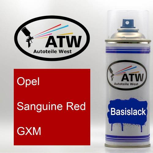 Opel, Sanguine Red, GXM: 400ml Sprühdose, von ATW Autoteile West.